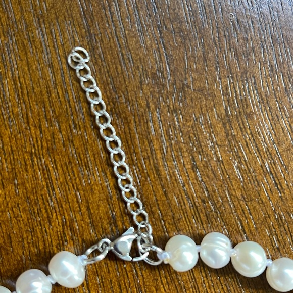 NWOT SET! KAORI CULTURED PEARL 18” NECKLACE W/2” Extender & STRETCHABLE BRACELET - Picture 5 of 6
